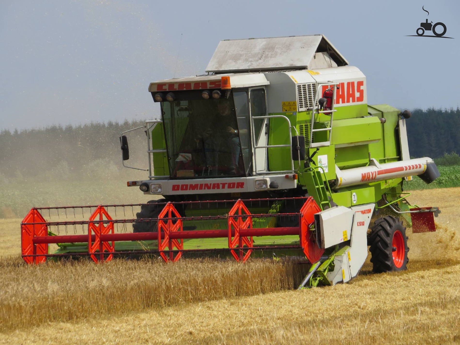 Elementele de transmisie ale combinei CLAAS Dominator 108