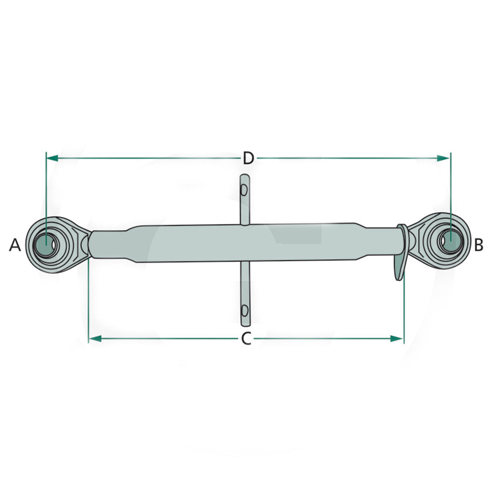 Tirant central mecanic tractor 345 - 475 mm 20011465