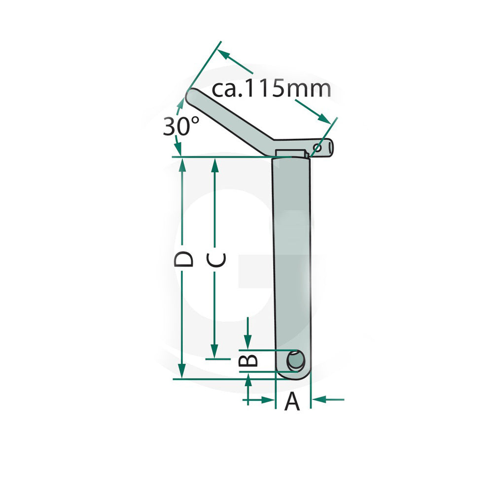 Bolt tirant lateral fara lant 20012885