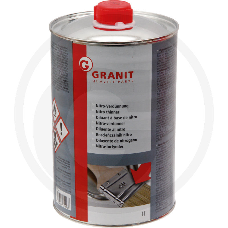 Diluant sintetic 1L Granit Nitro volatilitate medie pentru vopsele si rasini