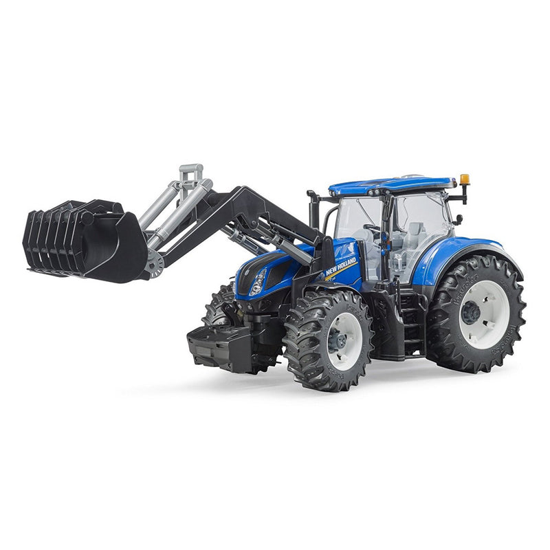 Tractor jucarie New Holland T7.315 cu încarcator frontal Bruder