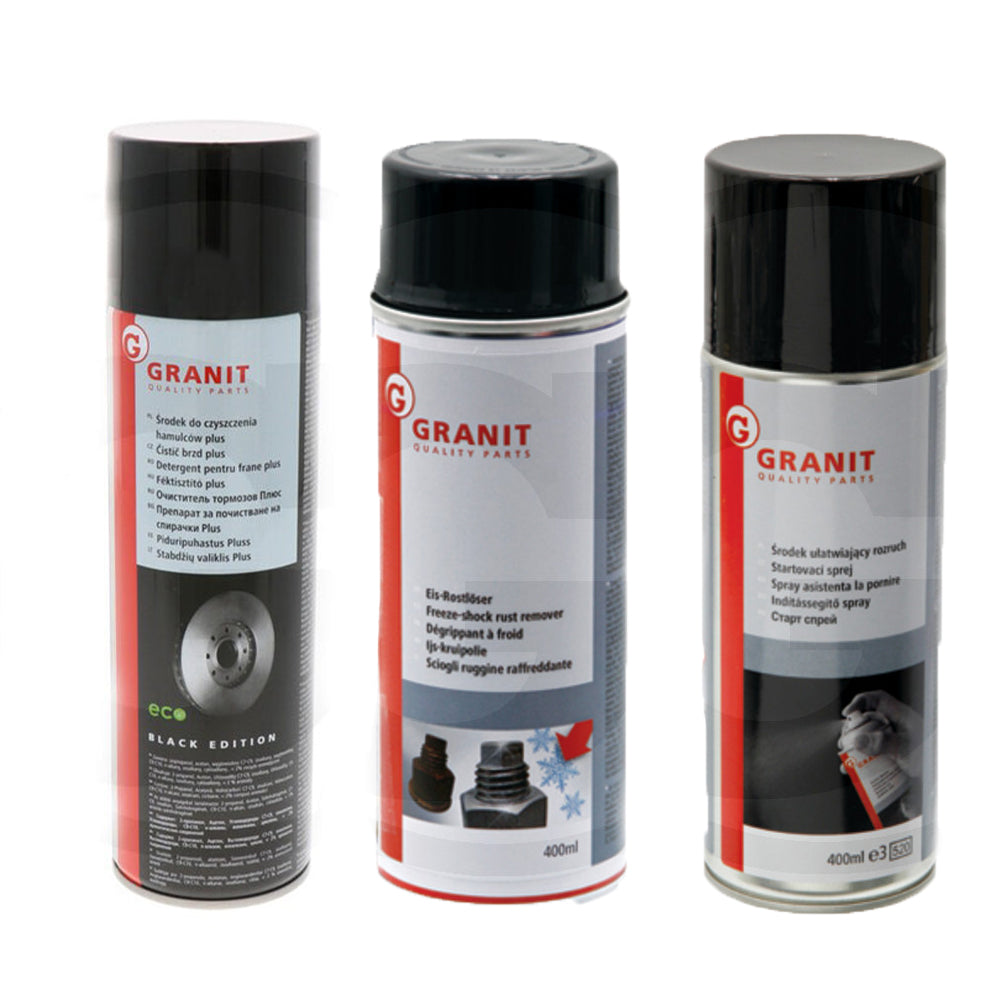 Pachet 15 x Spray curatare, deruginol si vaselina Granit